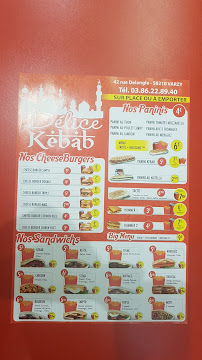Delice Kebab à Varzy carte