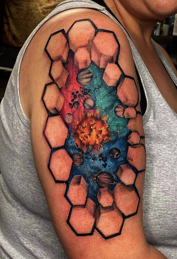 Explore man tattoo ideas arm, creative tattoo ideas in Abilene, available at Sacred Art