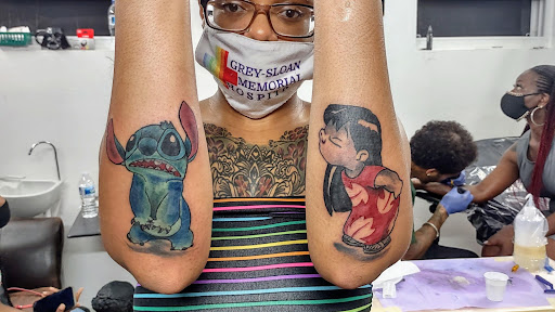 Explore last name tattoo ideas female, creative tattoo ideas in Milwaukee, available at West Allis Tattoo & Gallery Tattoo Shop Milwaukee