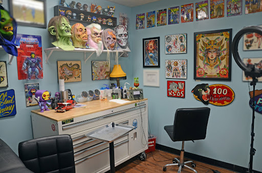 Explore lizard tattoo ideas, creative tattoo ideas in Calhoun, available at A Sailors Grave Tattoo Parlor