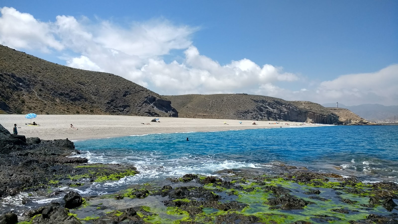 Foto van Playa de los Muertos gelegen in een natuurlijk gebied