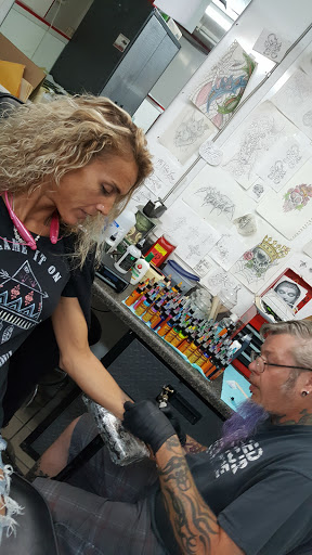 Explore jesus name tattoo ideas, creative tattoo ideas in Huntsville, available at The Purple Goat Tattoos