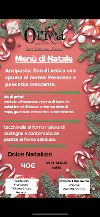 ​Ristorante Pizzeria Bar Orfea à San Francesco di Roveré menu