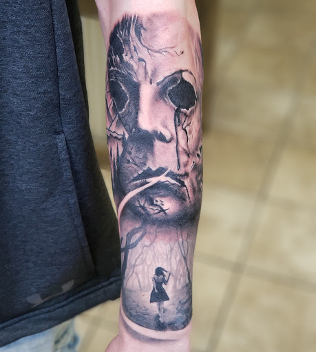 Explore december tattoo ideas, creative tattoo ideas in Baraboo, available at Gold Leaf Tattoo Collective and Art Gallery