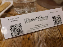 Ristrot Guviol à Turin menu