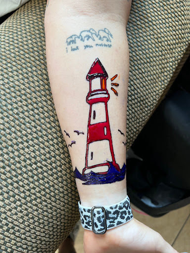 Find best friend/sister tattoo ideas for your next unique tattoo in Port Aransas at SHARK ATTACK TATTOO