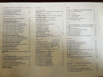 Menu du Palais du Sourire à Lyon