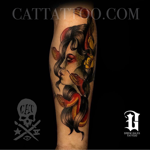 Explore marine corps tattoo ideas, creative tattoo ideas in Addison, available at Cat Tattoo