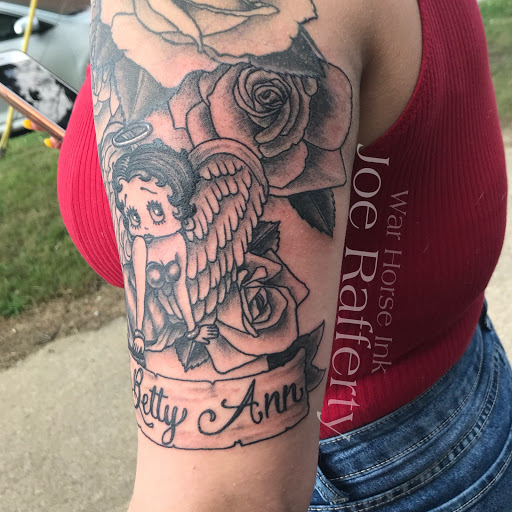 Explore lioness tattoo ideas for females, creative tattoo ideas in Kent, available at War Horse Ink