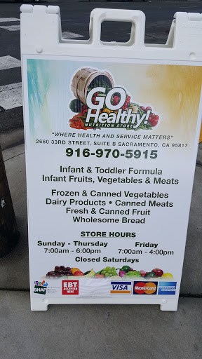 Grocery Store «Go Healthy Nutrition Store», reviews and photos, 2660 33rd St b, Sacramento, CA 95817, USA