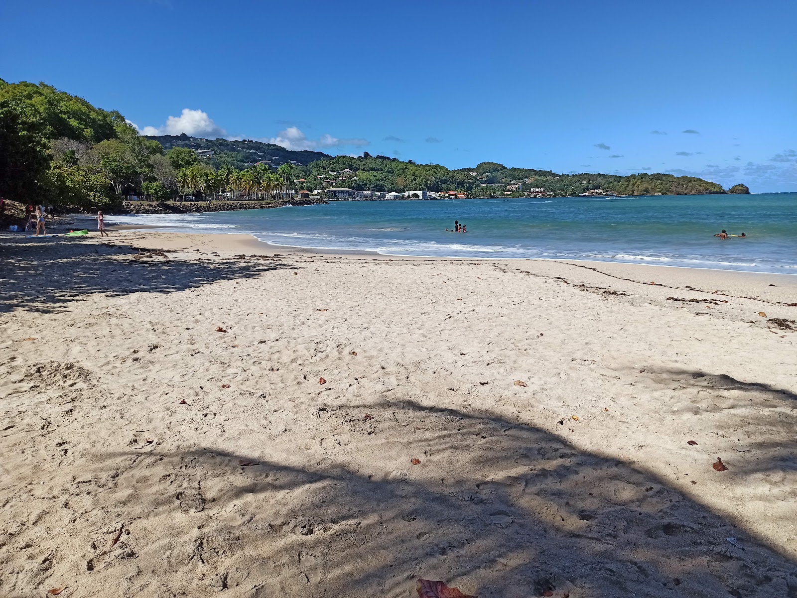 Foto di Plage des Raisiniers con una superficie del sabbia beige fine