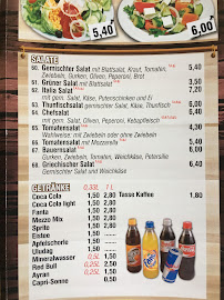 Carte du City Grill Ettenheim à Ettenheim