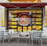 Restaurant halal A G CHICKEN SPOT à Troyes (la carte)