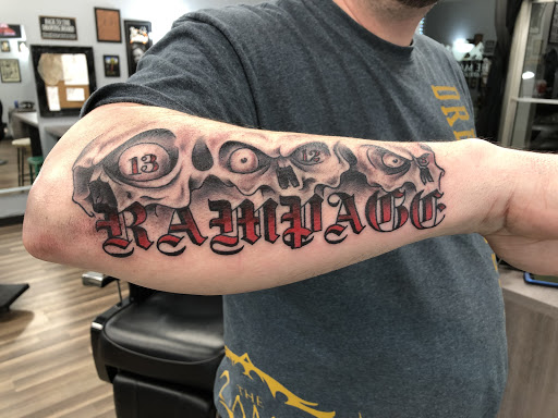 Explore chicago skyline tattoo ideas, creative tattoo ideas in Mansfield, available at The Marksman Tattoo Company