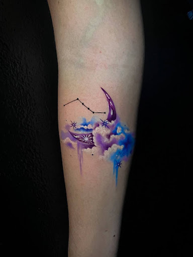 Explore easy halloween tattoo ideas, creative tattoo ideas in Miami, available at Inkaholik Tattoos Kendall