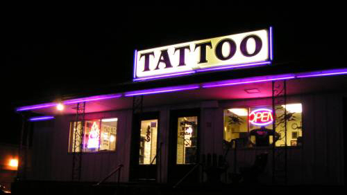 Explore sign language tattoo ideas, creative tattoo ideas in Vincennes, available at Altered Image