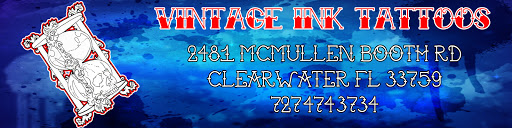 Vintage Ink Tattoos, Inc., 2475 McMullen Booth Rd, Clearwater, FL 33759, USA, 