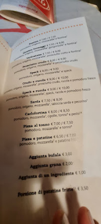 Pizzeria Dessì à Turin - menu / carte