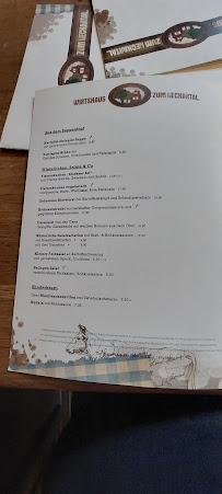 Wirtshaus zum Neckartal à Mannheim menu