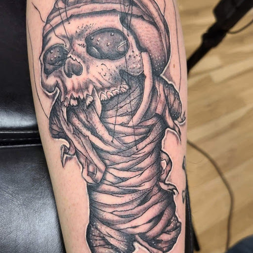 Explore ted lasso tattoo ideas, creative tattoo ideas in Ocean Springs, available at Heart & Daggers Tattoo Studio LLC