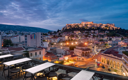 Hotels rooftop bar Athens
