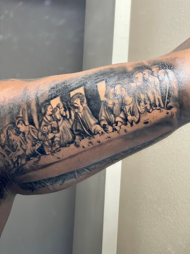 Explore stickman tattoo ideas, creative tattoo ideas in Richmond, available at Captured Moment Tattoos