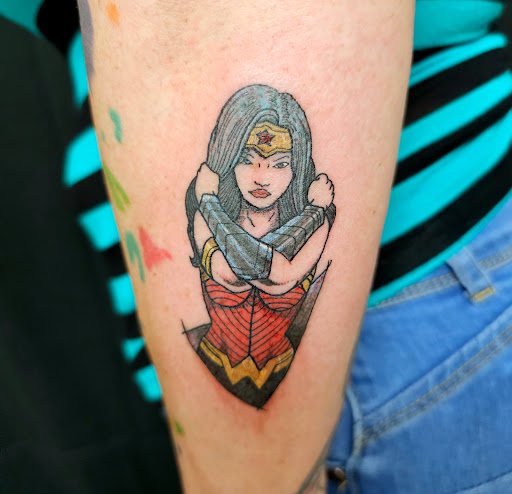 Explore small chest tattoo ideas for men, creative tattoo ideas in Dickinson, available at The Empty Canvas Tattoo