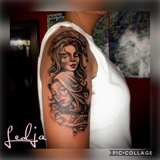 Explore cherokee tattoo ideas, creative tattoo ideas in New York, available at Redink Tattoo Studio
