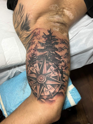 Explore goth tattoo ideas, creative tattoo ideas in Sandwich, available at Outer Beauty Ink