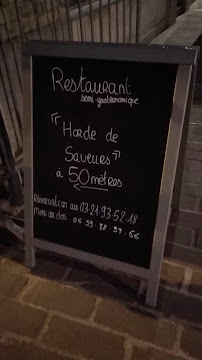 Harde De Saveurs à Saint-Omer menu