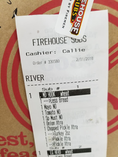 Sandwich Shop «Firehouse Subs», reviews and photos, 2018 Medical Center Pkwy a, Murfreesboro, TN 37129, USA