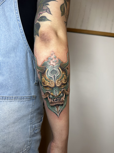 Explore alkaline trio tattoo ideas, creative tattoo ideas in Savannah, available at Nomad Society