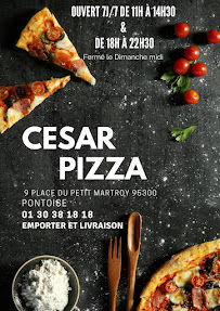 Cesar Pizza Pontoise à Pontoise carte
