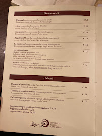 Pizzeria La Lanterna Ristorante Pizzeria à Assisi (la carte)