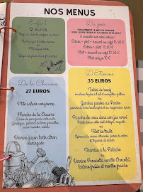 Menu / carte de Restaurant et pizzeria - Le Chalet D'Etienne à Saint-Étienne-lès-Remiremont
