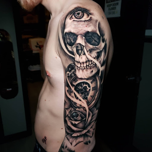 Explore alice and wonderland tattoo ideas, creative tattoo ideas in College Station, available at Legacy Tattoo Lounge