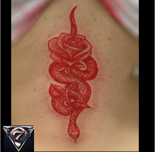 Explore cool cross tattoo ideas, creative tattoo ideas in Hanford, available at O7 INK Lounge Tattoo& Piercings