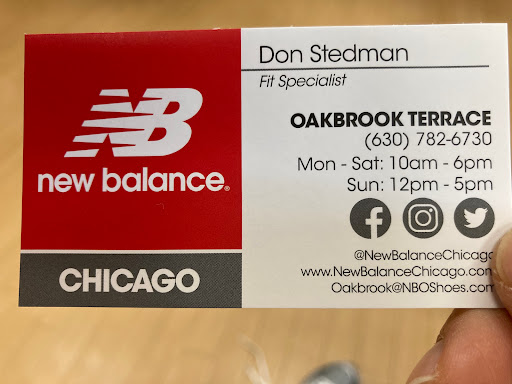 Shoe Store «New Balance Chicago», reviews and photos, 17W490 22nd St, Oakbrook Terrace, IL 60181, USA