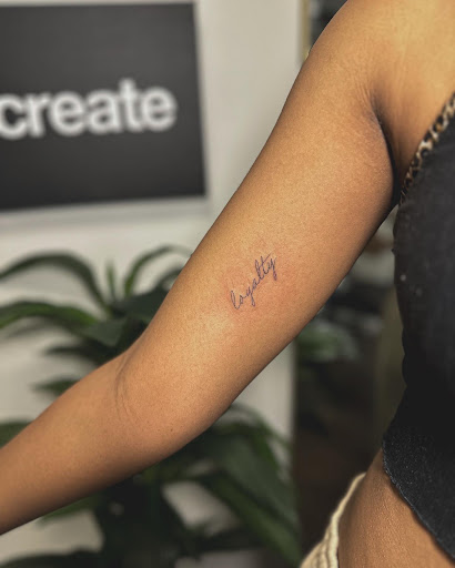 Explore no love tattoo ideas, creative tattoo ideas in New Philadelphia, available at Divine Ink Studio