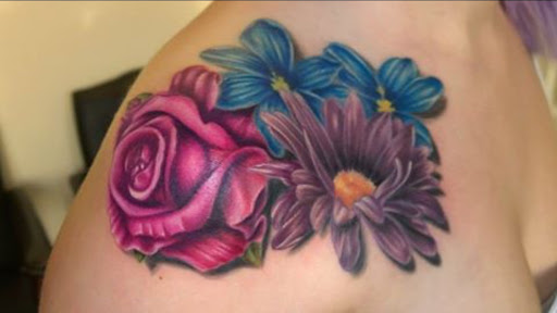 Explore colorado flag tattoo ideas, creative tattoo ideas in Worcester, available at Hourglass Ink Tattoo Studio