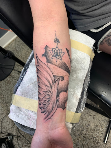 Explore mens face tattoos ideas, creative tattoo ideas in Sanford, available at Luv Ink