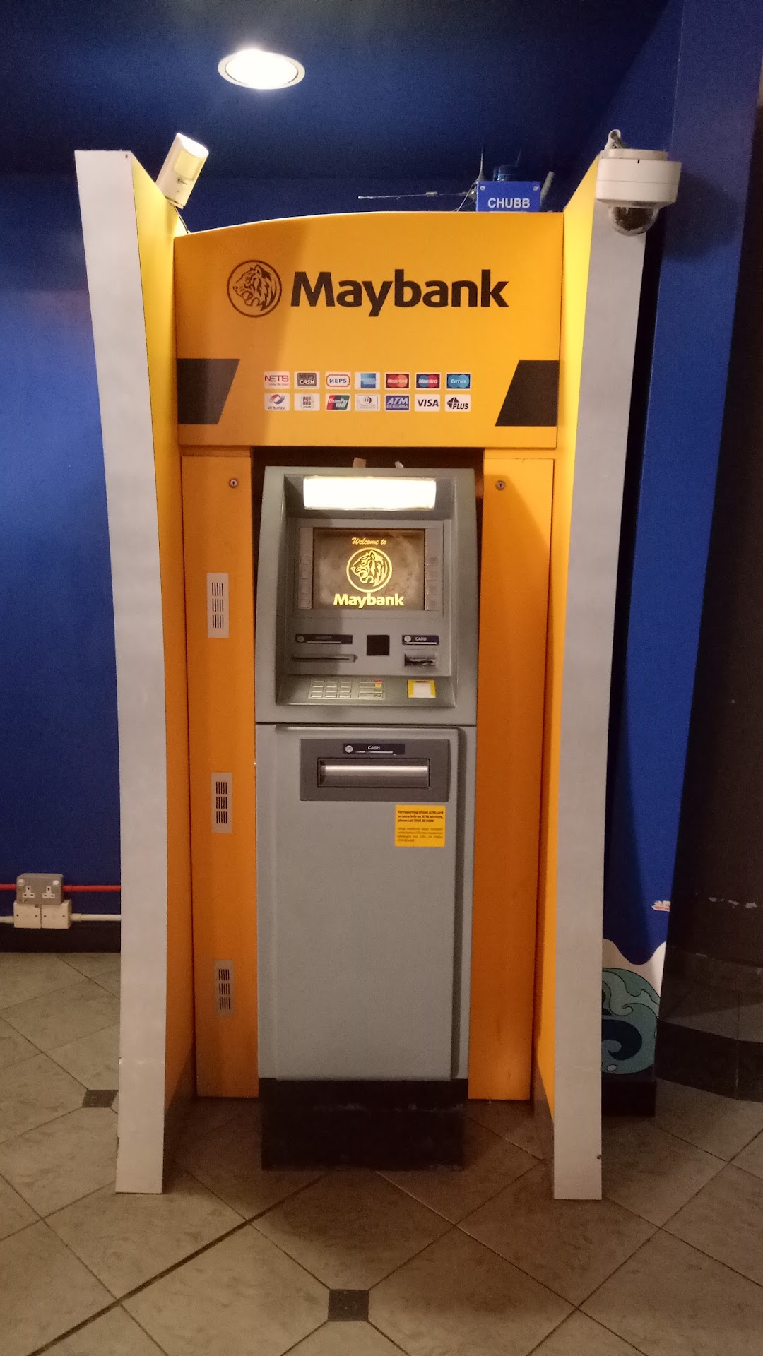 Maybank ATM Tawau Airport, Sabah.