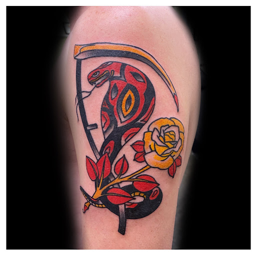 Explore watercolor tattoo ideas for females, creative tattoo ideas in Huntington Beach, available at Mechanical Concept Tattoo