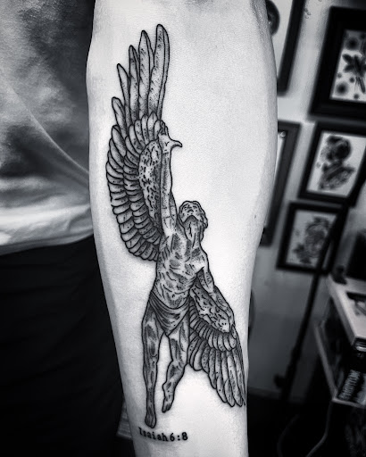 Explore texas flag tattoo ideas, creative tattoo ideas in Madera, available at Sea Wolf Tattoo