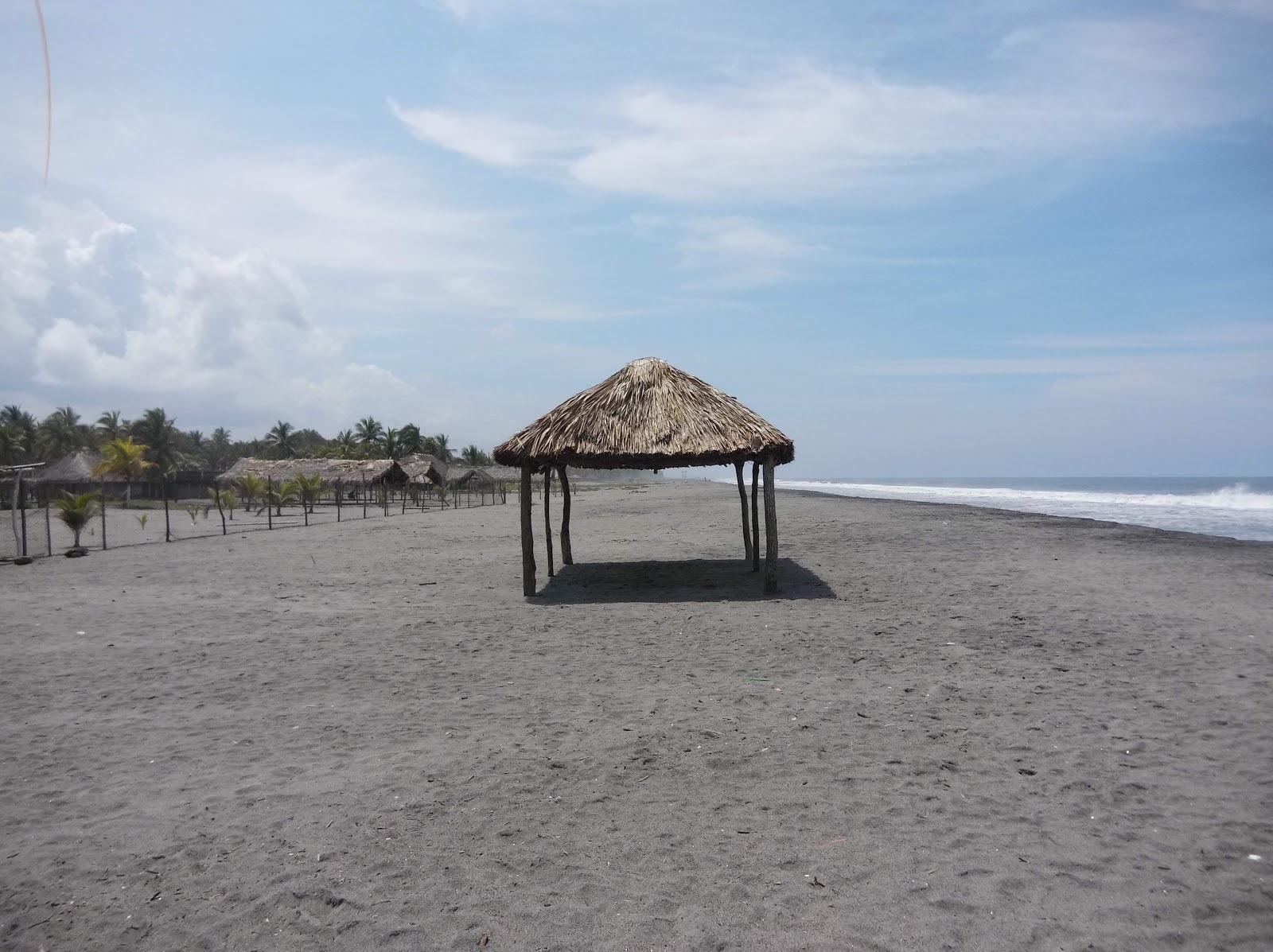 Foto van Gancho Suchiate beach met recht en lang