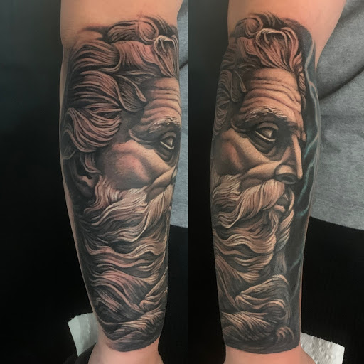 Explore pocahontas tattoo ideas, creative tattoo ideas in Lombard, available at New Hope Tattoo