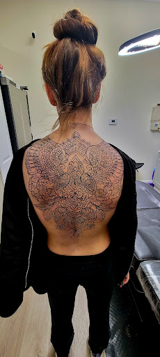 Explore gangster tattoo ideas, creative tattoo ideas in Conway, available at Primal Urge Tattoos