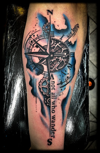 Explore thumb tattoo ideas, creative tattoo ideas in Enid, available at Culture Tattoo