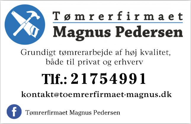 Kommentarer og anmeldelser af Tømrerfirmaet Magnus Pedersen