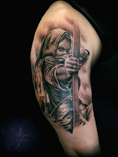 Find mens skull tattoo ideas for your next unique tattoo in Danvers at The Kingdom Tattoo Co.